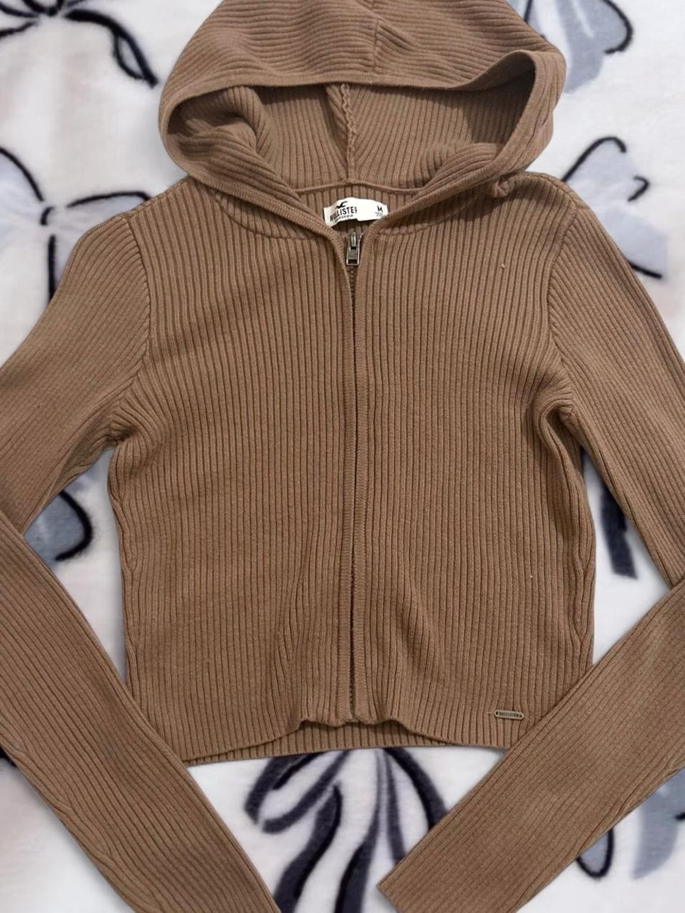 Hollister Ribbed Zip-Up Jacket